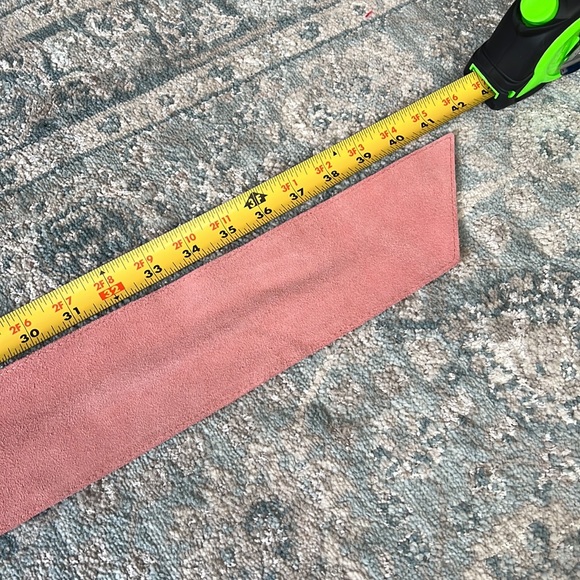 Amazing Mango Pink Suede Belt - M - Picture 5 of 10